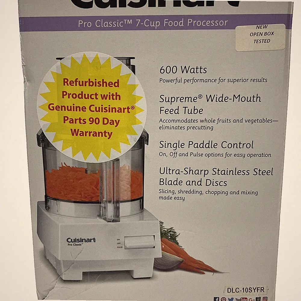 CUISINART DLC-10S 7-CUP FOOD PROCESSOR-WHITE