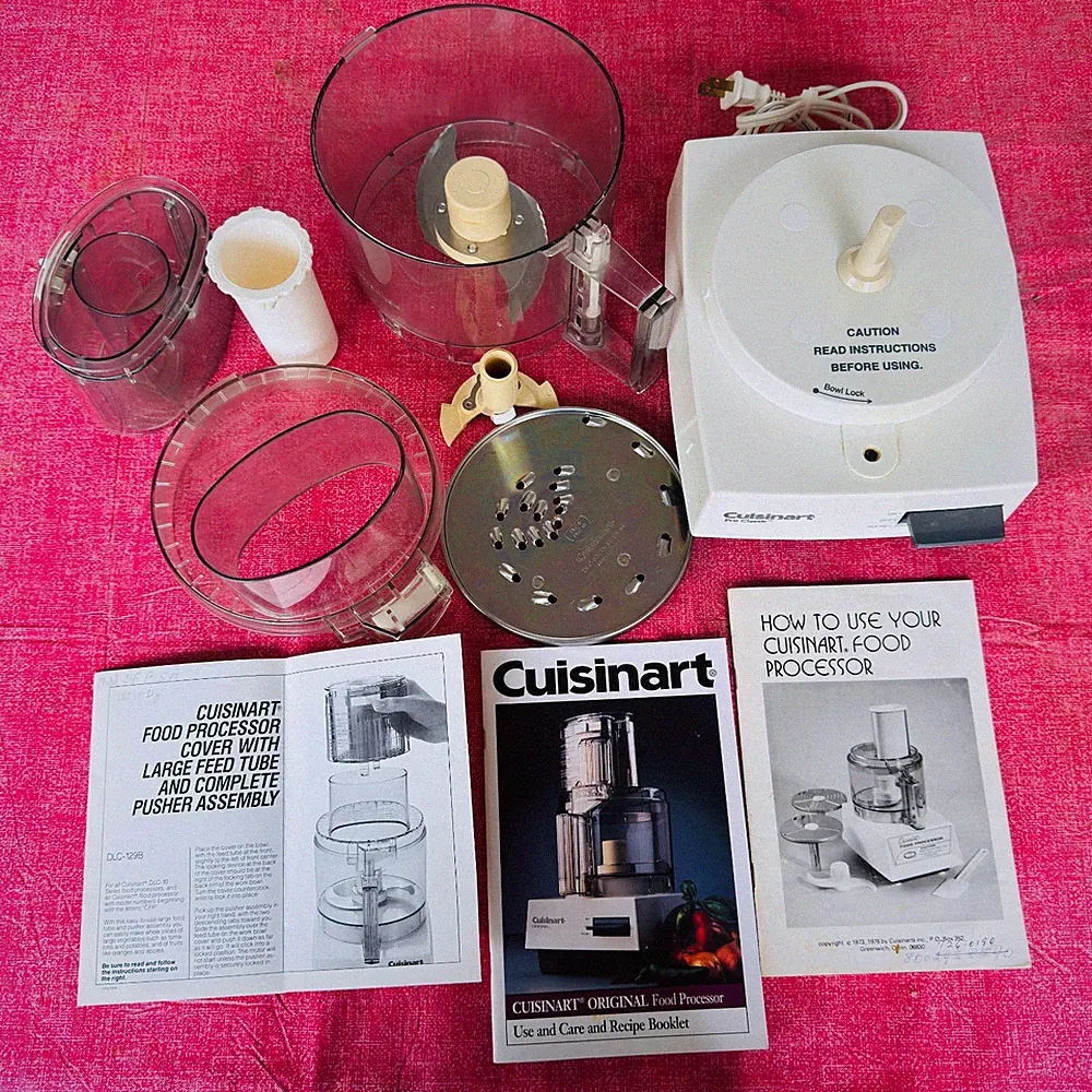 Cuisinart DLC-10S TX Pro Classic 7 Cup Food Processor w/Blades Discs Works VIDEO