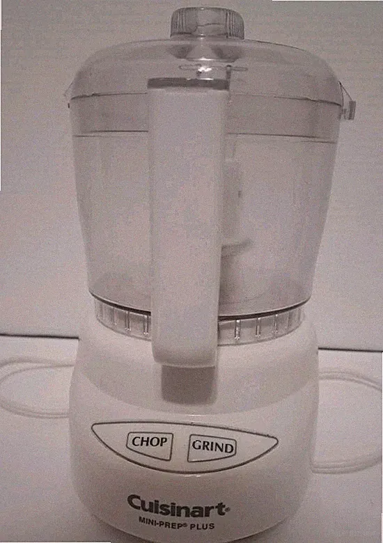 Cuisinart DLC-2A Mini-Prep Plus 24oz Food Processor White Tested Working EUC