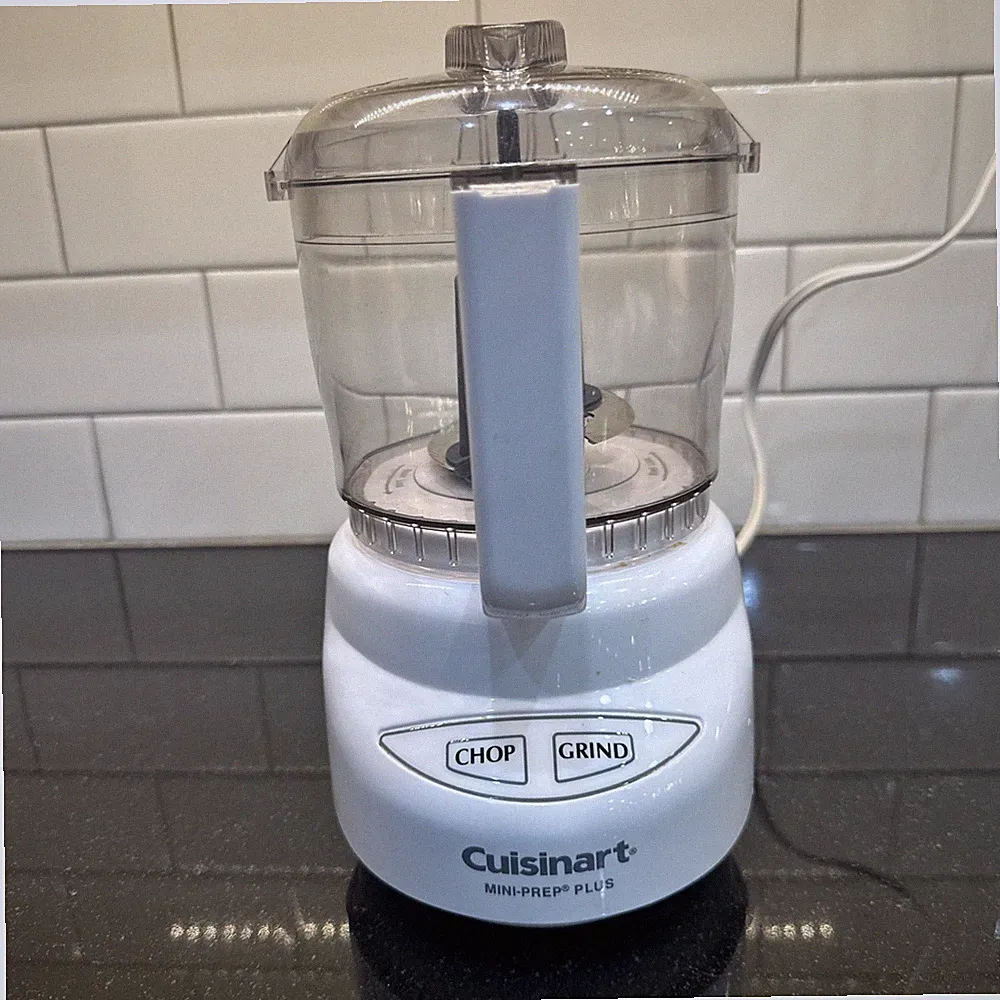 Cuisinart DLC-2A Mini-Prep Plus 24oz Food Processor White Tested Working EUC