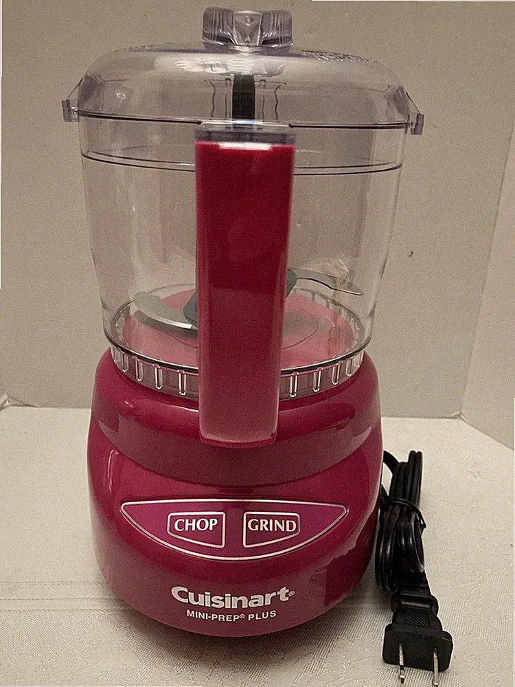 Cuisinart DLC-4A Mini-Prep Plus 3 Cup Food Processor Chopper Hot Pink DLC-2AWBC