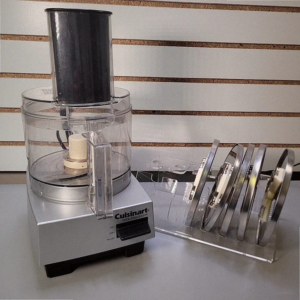 Cuisinart DLC-5 Food Processor Silver Ed 7 Cup W/ Accessories Tested Works Great