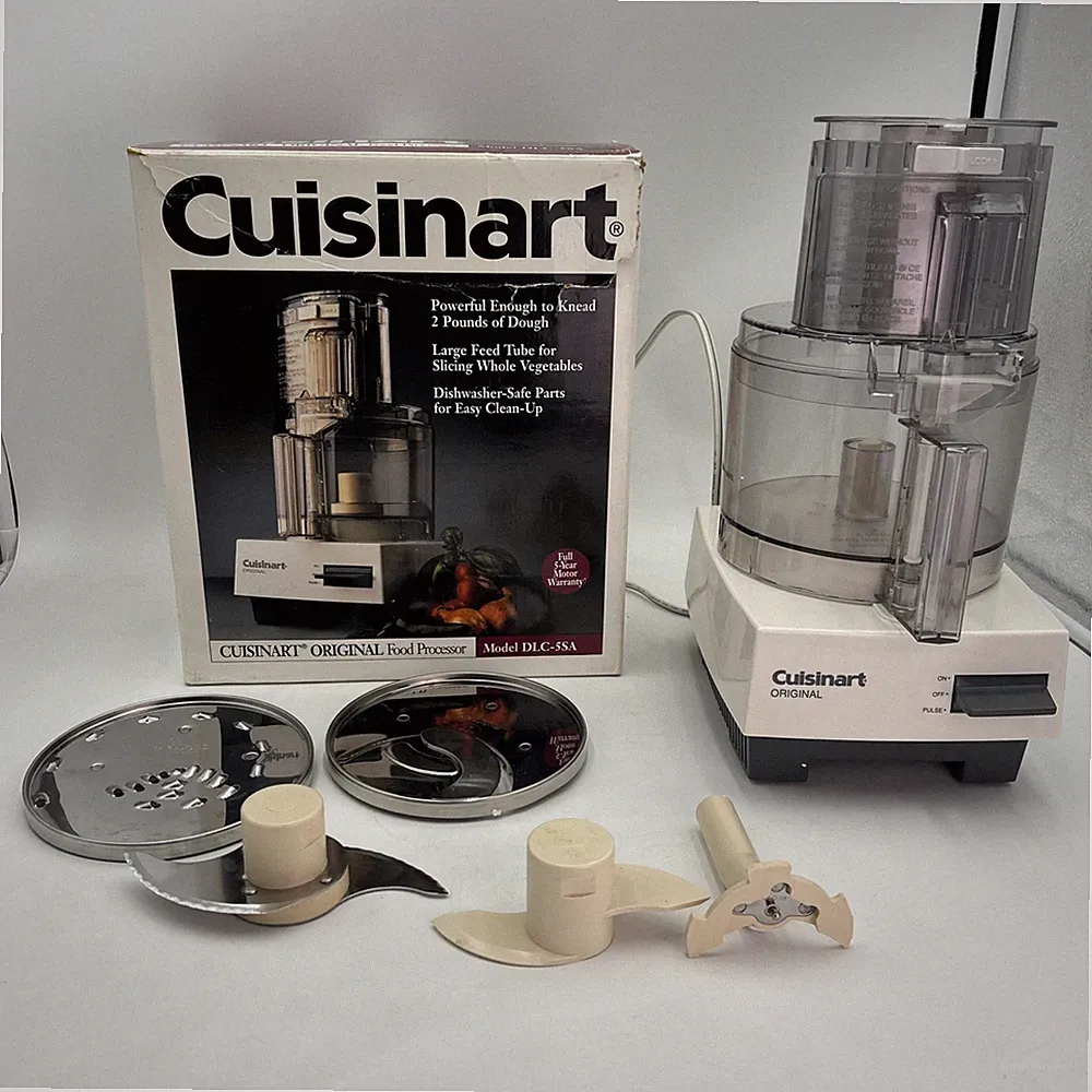 Cuisinart DLC 5SA Original Food Processor 7 Cup White Tested Works 1994