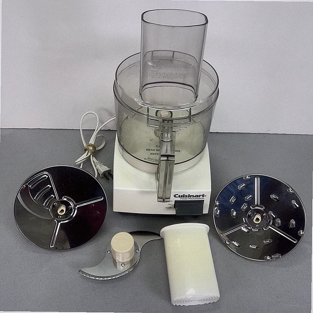 Cuisinart DLC-5TX 5-Cup Food Processor White w/ Bowl, Lid & Disc Tested Works