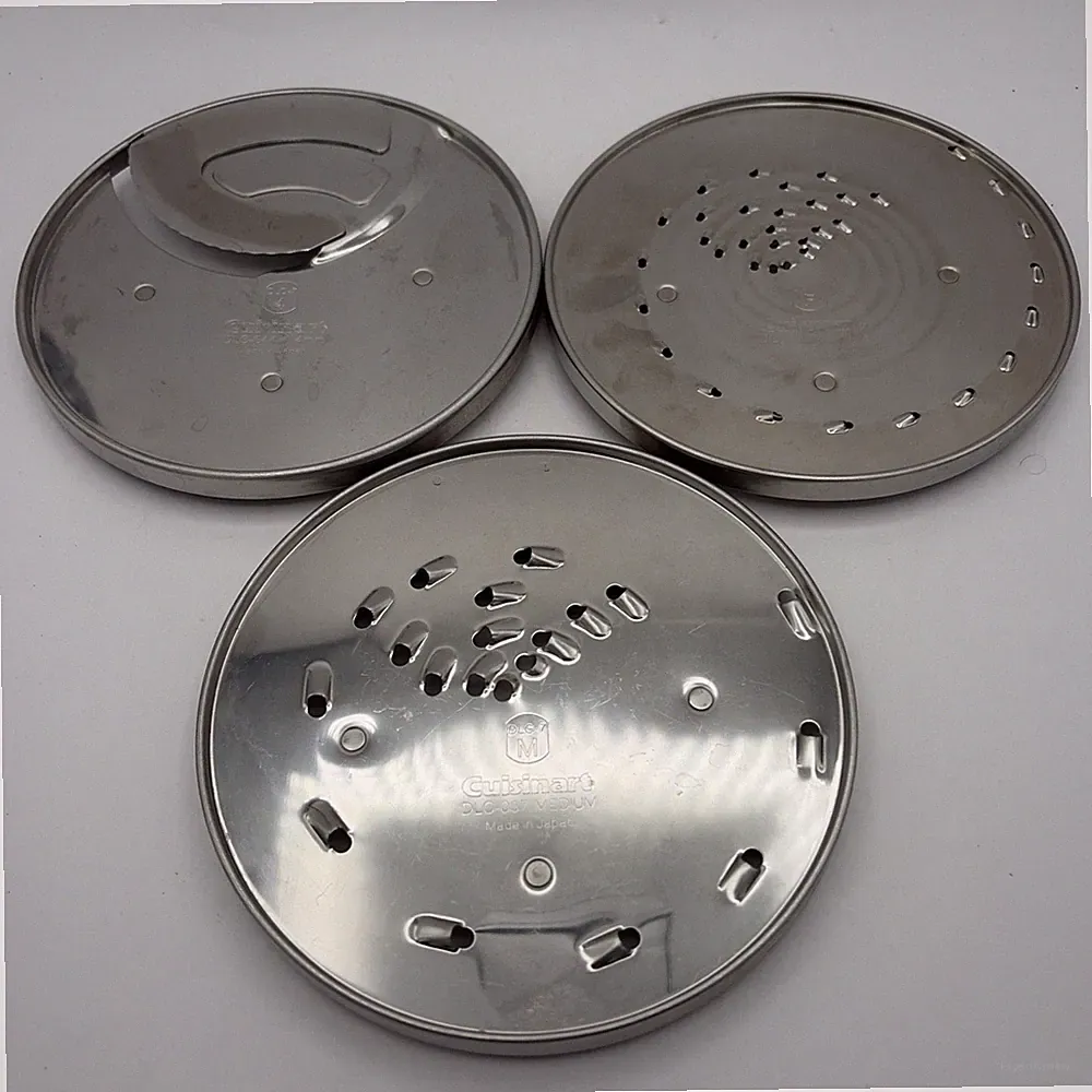 Cuisinart DLC-7 Food Processor Disc Blades DLC-034 Fine DLC-037 Med DLC-044 4mm