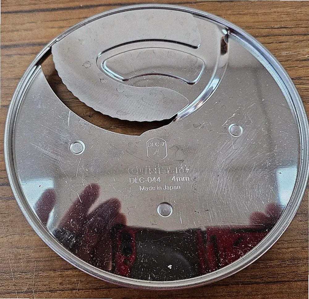 Cuisinart DLC-7 Food Processor DLC-044 Slicing 4mm Disc replacement Blade