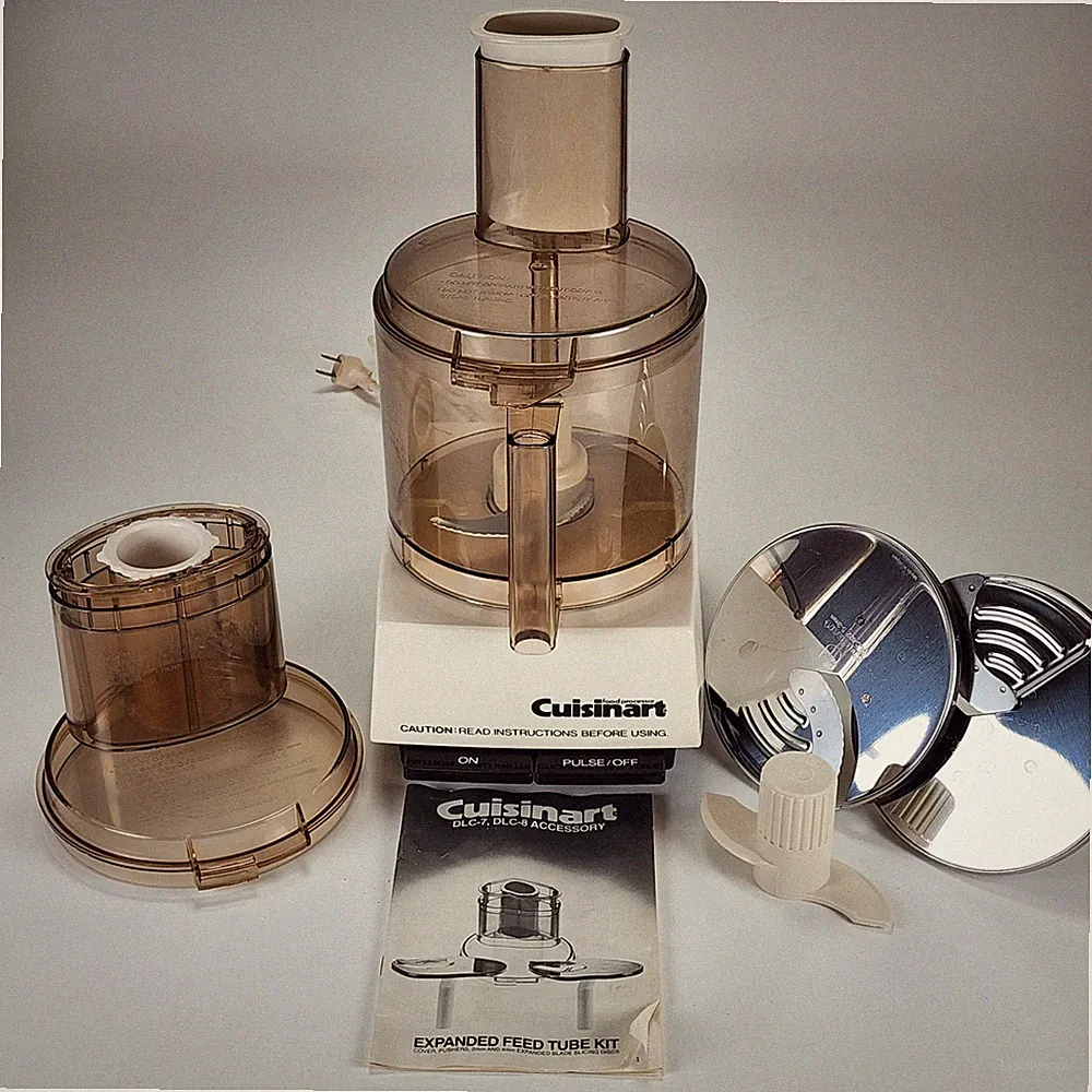 Cuisinart DLC-7 Food Processor JAPAN With Expanded Feed Kit Accessories Tested