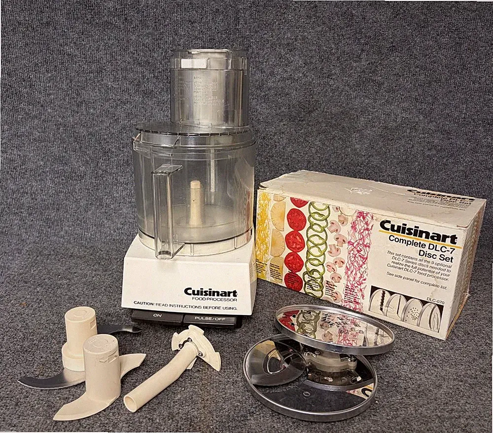 Cuisinart DLC-7 Pro 14 Cup Food Processor Made in Japan with 9 Disc Set