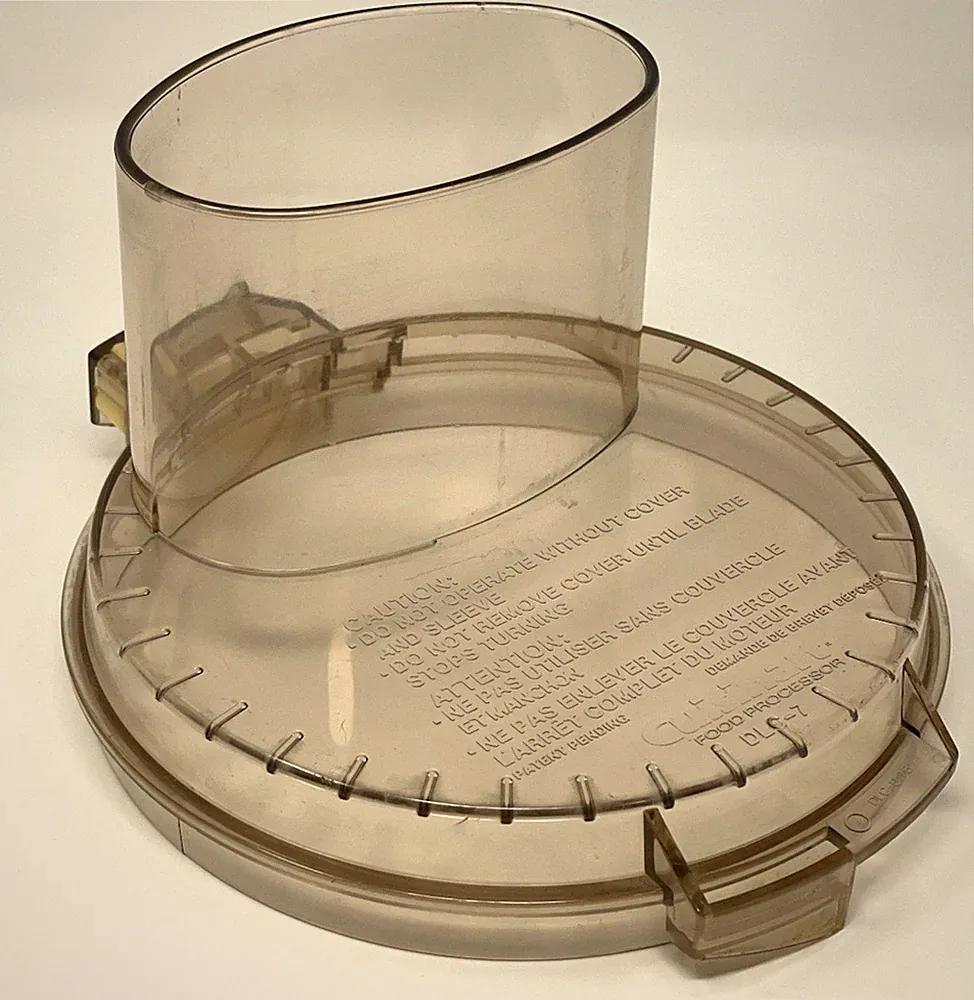 Cuisinart DLC-7 Pro Food Processor Lid Only Replacement Part DLC-017B Amber OEM