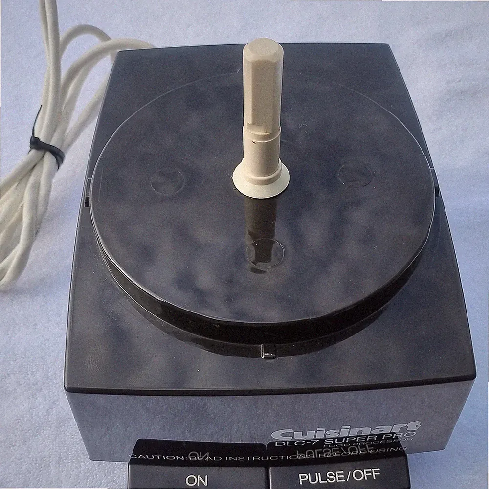 Cuisinart DLC-7 Super Pro 14 Cup Food Processor Japan Rare Black EUC