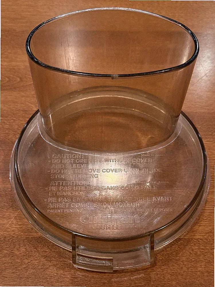 Cuisinart DLC-8 Food Processor Bowl OEM Amber Cover / Lid Only