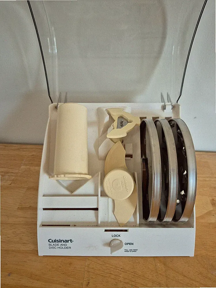 Cuisinart DLC-8 Food Processor Parts w/Storage Box