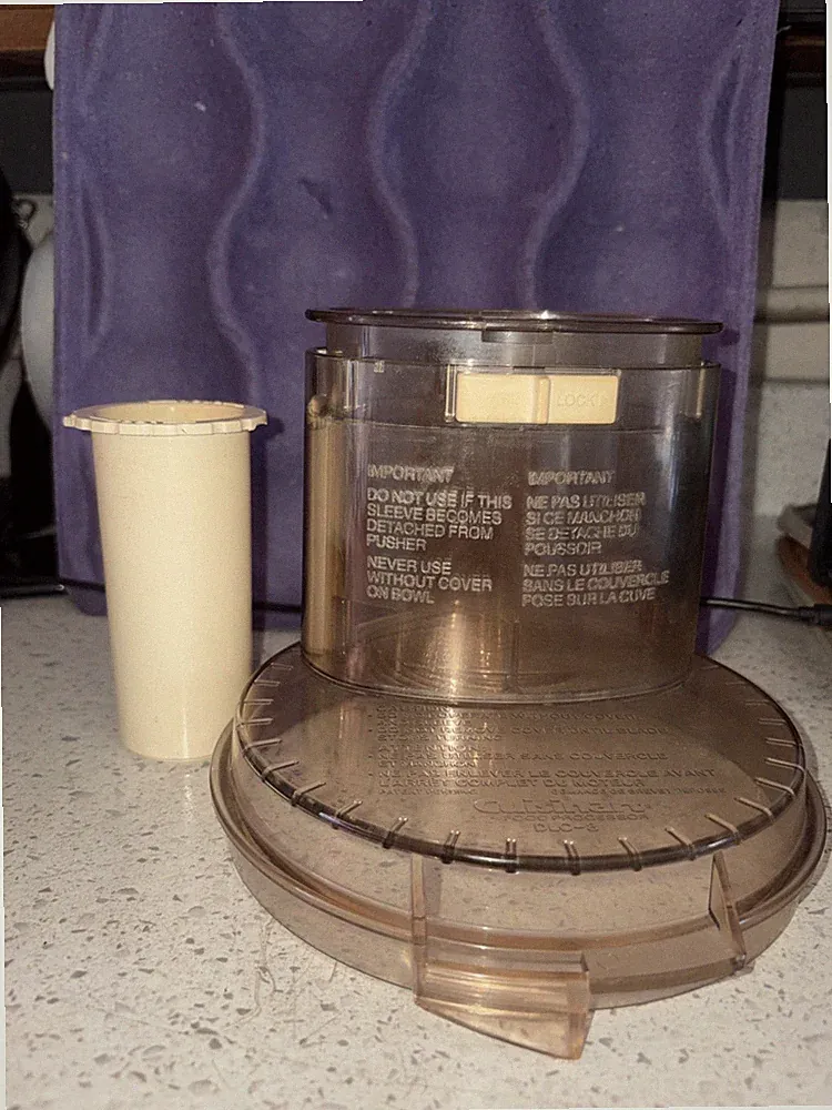 Cuisinart DLC-8 PLUS Food Processor Bowl, Chute, Cover Lid Only - Works Mint