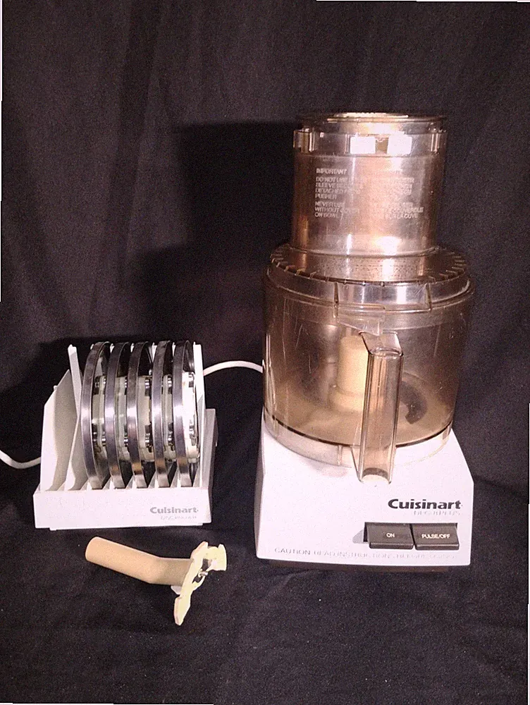 Cuisinart DLC-8 PLUS Food Processor w/ Discs 1984 Rare Vintage
