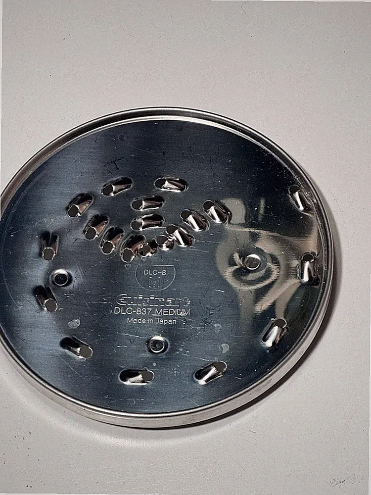 Cuisinart DLC-837 Medium Grating Disc Blade for DLC-8 10 Food Processor disk