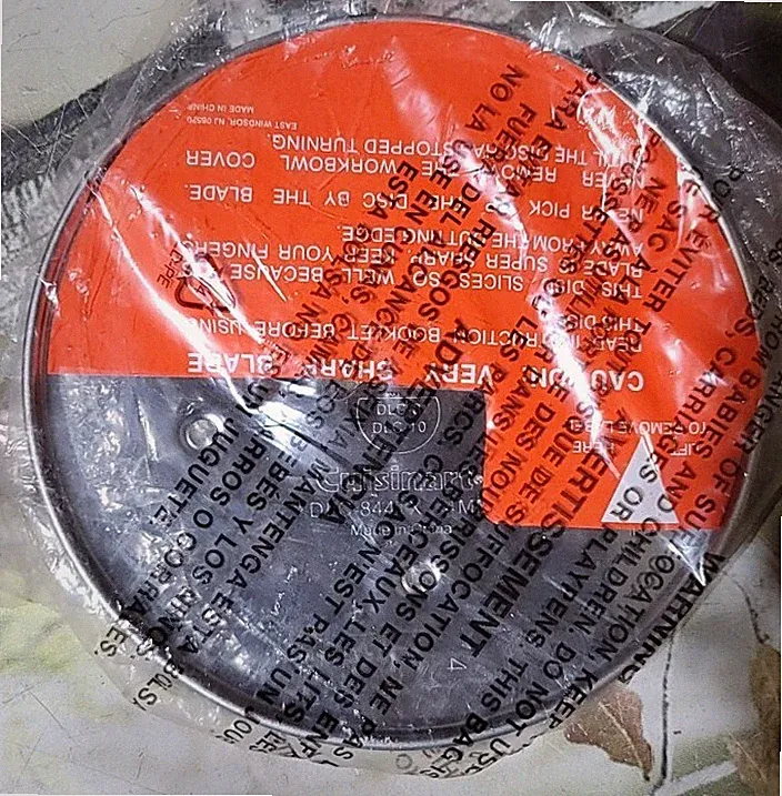 cuisinart food processor slicing discs