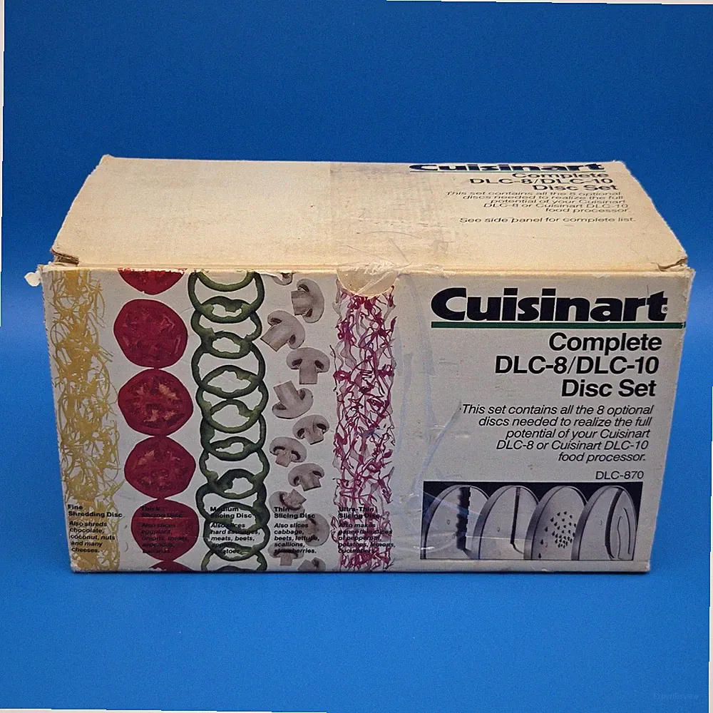 Cuisinart DLC-870 Complete 8 Piece Disc Set for DLC-8/DLC-10 Food Processor
