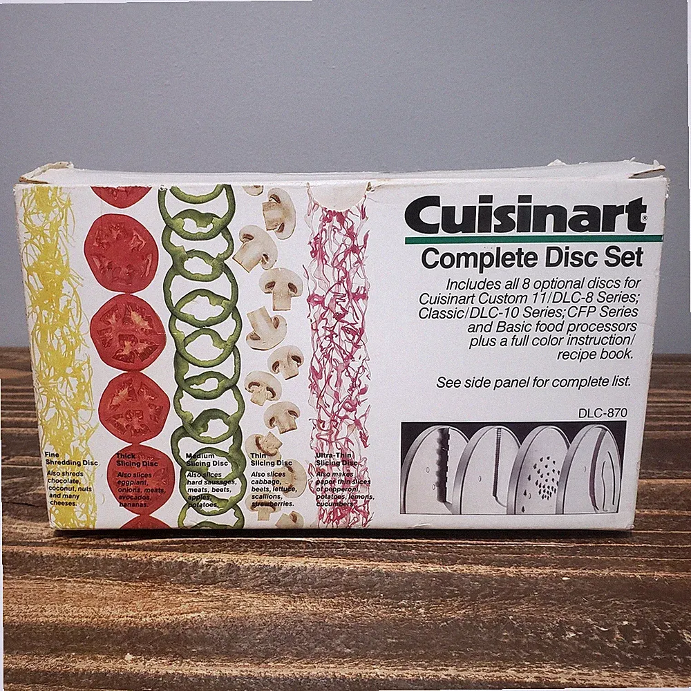Cuisinart DLC-870 Complete 8pc Disc Blades For: Custom 11/DLC8 DLC10 CFP Series