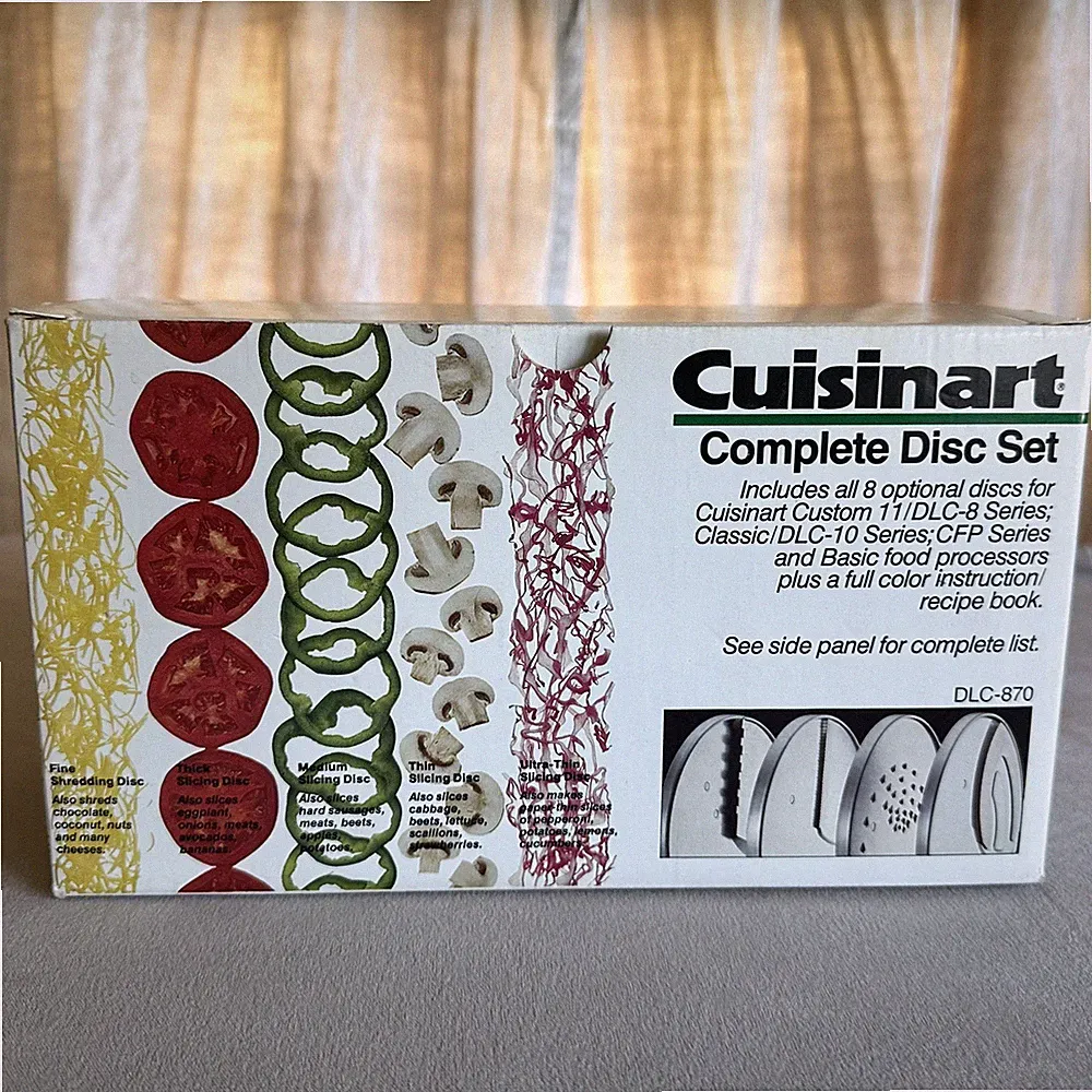 Cuisinart DLC-870 Complete 8pc Disc Blades For: Custom 11/DLC8 DLC10 CFP Series