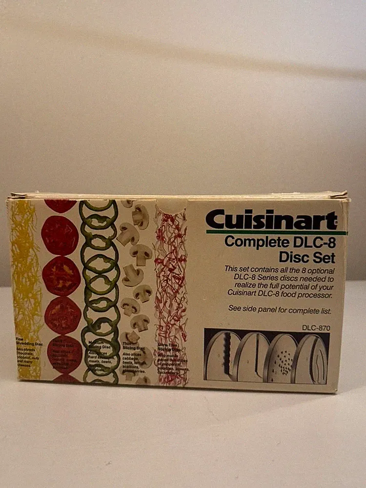 Cuisinart DLC-870 Complete DLC-8/DLC-10 Food Processor 8 Disc Set Japan Boxed