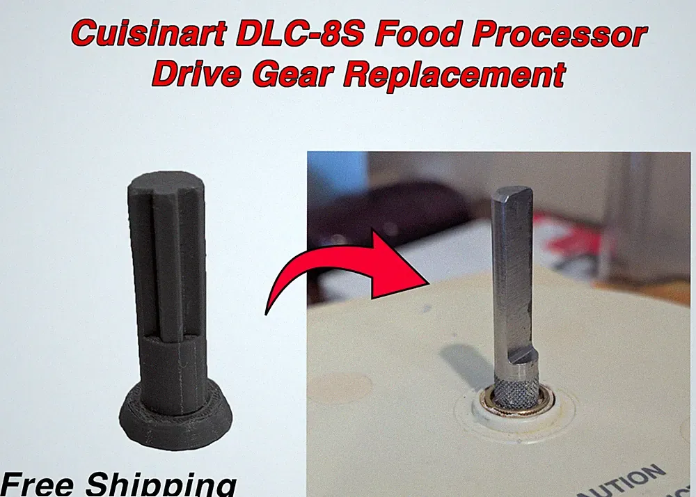 Cuisinart DLC-8S Food Processor Drive Gear Replacement