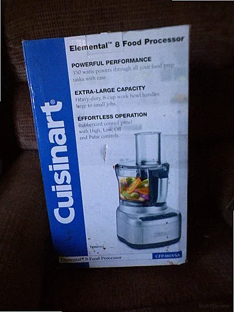 CUISINART ELEMENT 8 CUP 350 WATT CFP-16SVSA FOOD PROCESSOR UNUSED