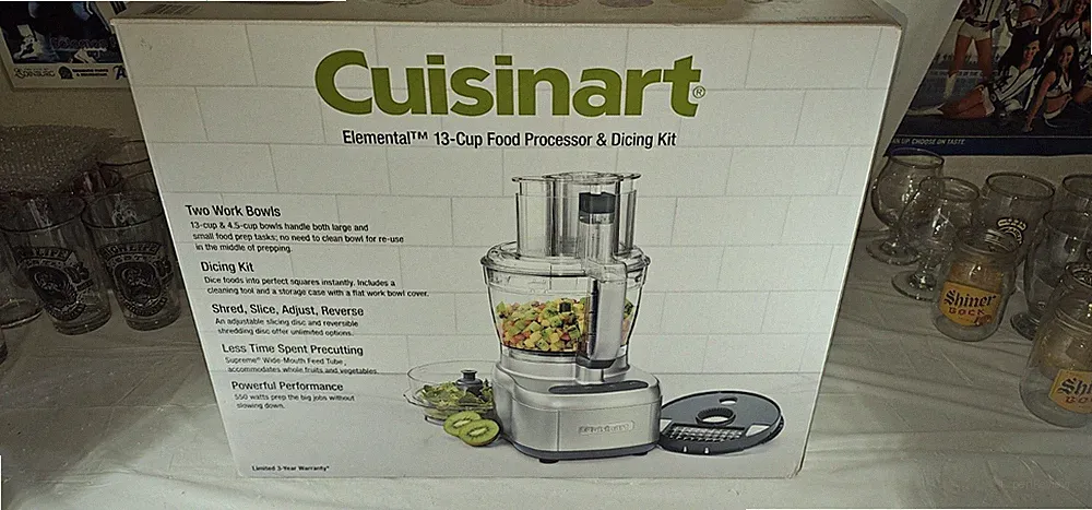 Cuisinart Elemental 13-Cup Food Processor With Dicing Kit CFP-26DSVPC