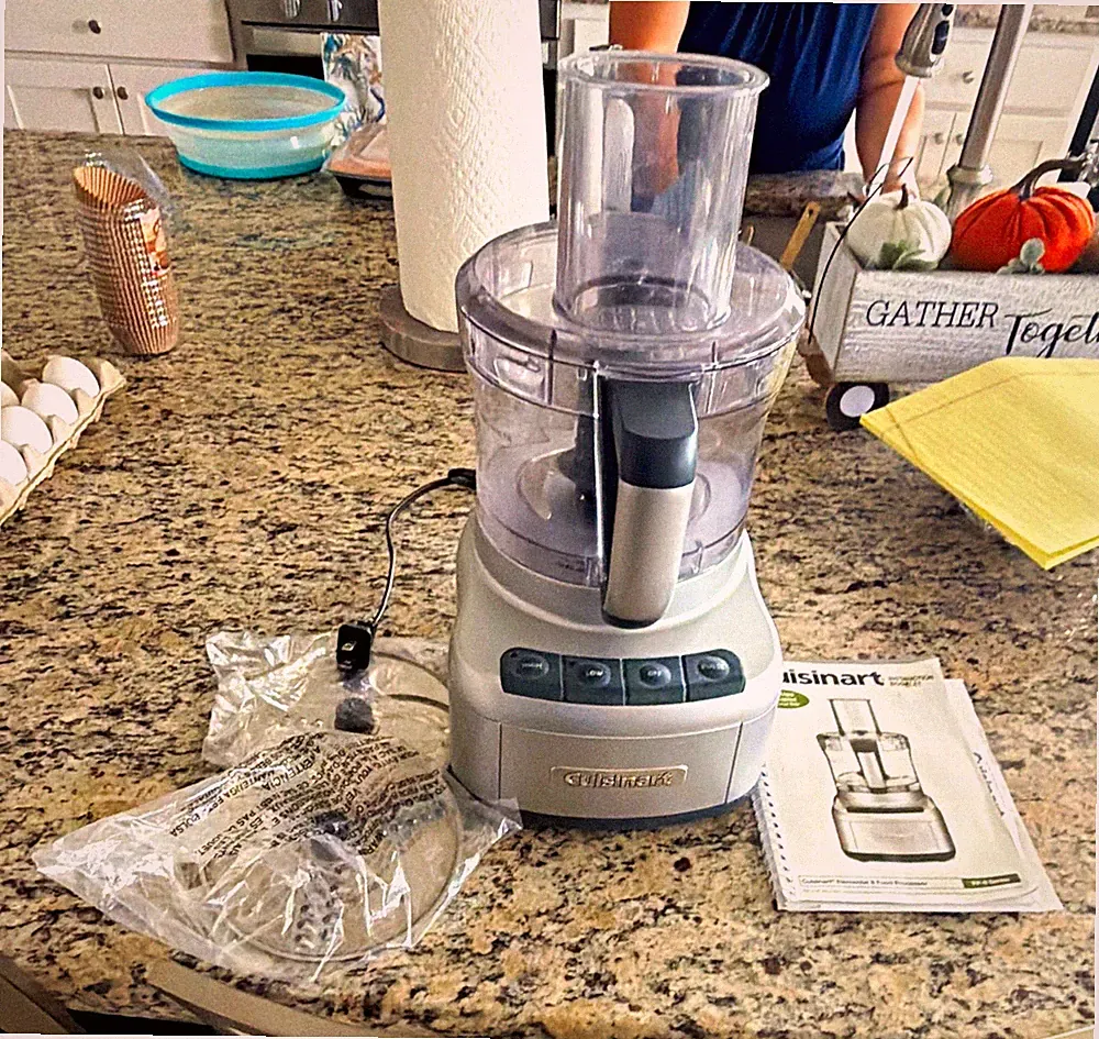 Cuisinart Elemental 8 FP-8 8-Cup Food Processor 350W Silver Pulse 2-Speed
