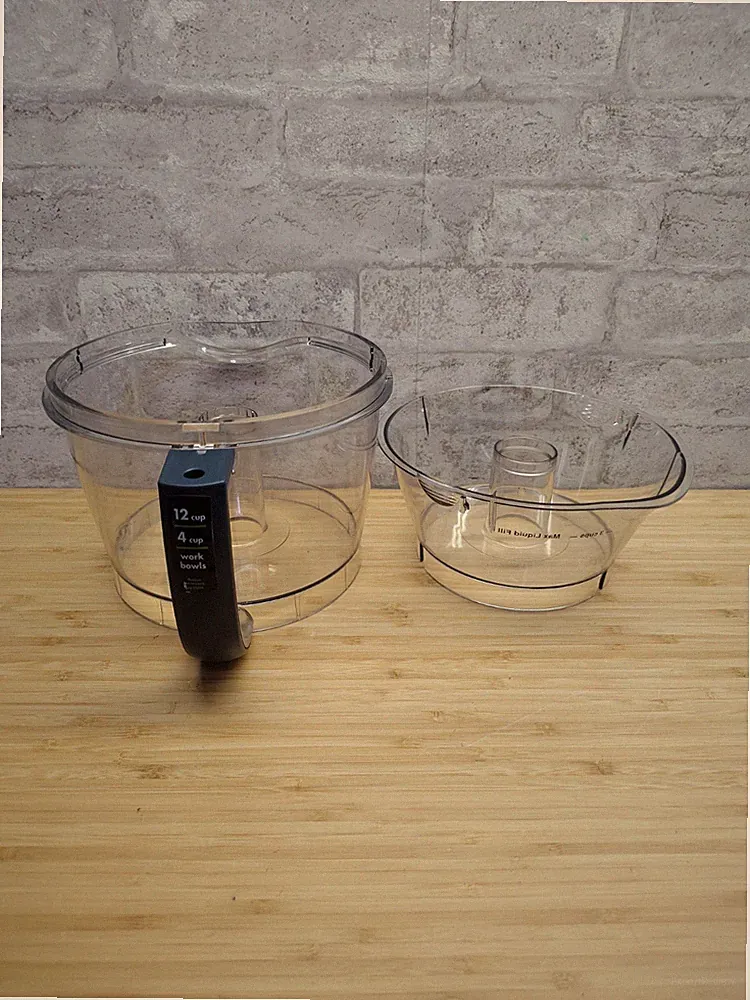 Cuisinart Elite 12 Cup Food Processor Large & Small Work Bowl FP-12LWBT FP12SWBT