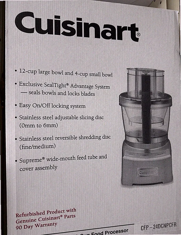 Cuisinart Elite Collection 2.0 12-Cup Food Processor CFP-24DCNPCFR Refurb