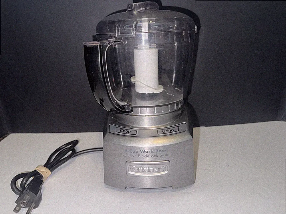 Cuisinart Elite Collection 4-Cup Chopper Grinder Brushed Chrome CH-4DC Silver