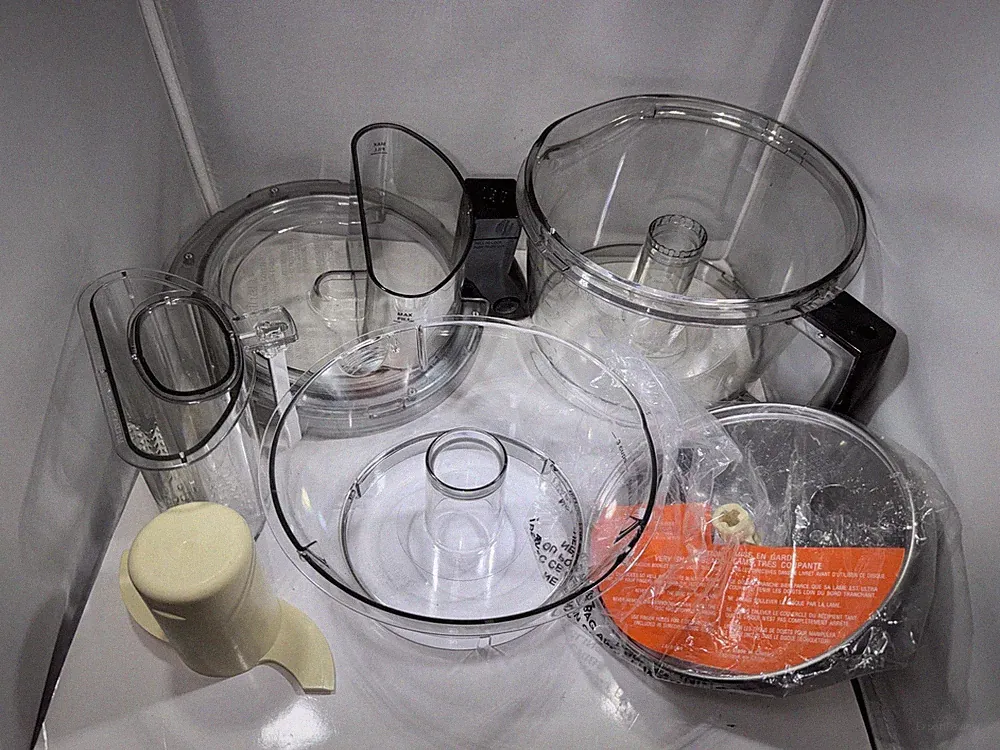 Cuisinart Elite fp-12wbc 12-Cup Food Processor Replacement Bowl Lid & Discs 6pcs
