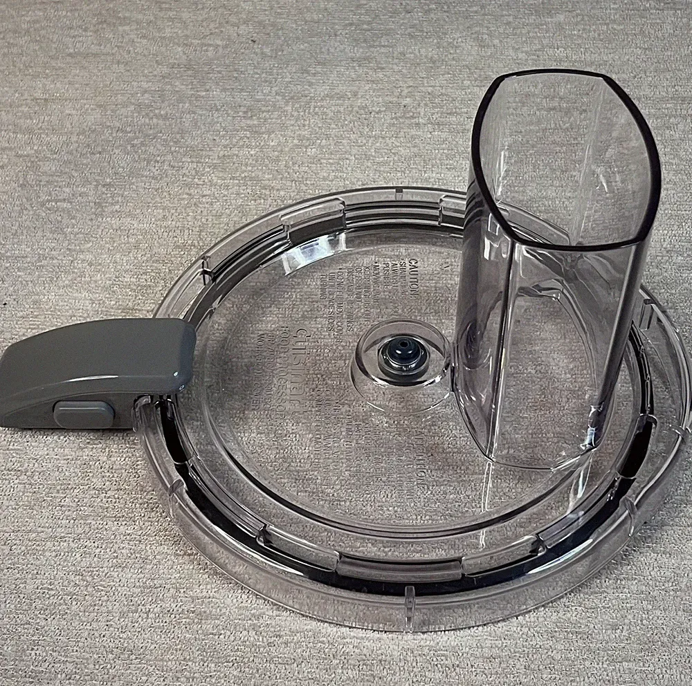 Cuisinart Food Pro. Continuous Feed Bowl Cover Lid FP-7WBC FP-9WBC Gray