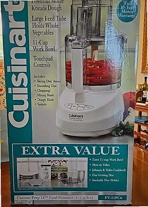 Cuisinart Food Processor 11 cup Brand New Open Box.