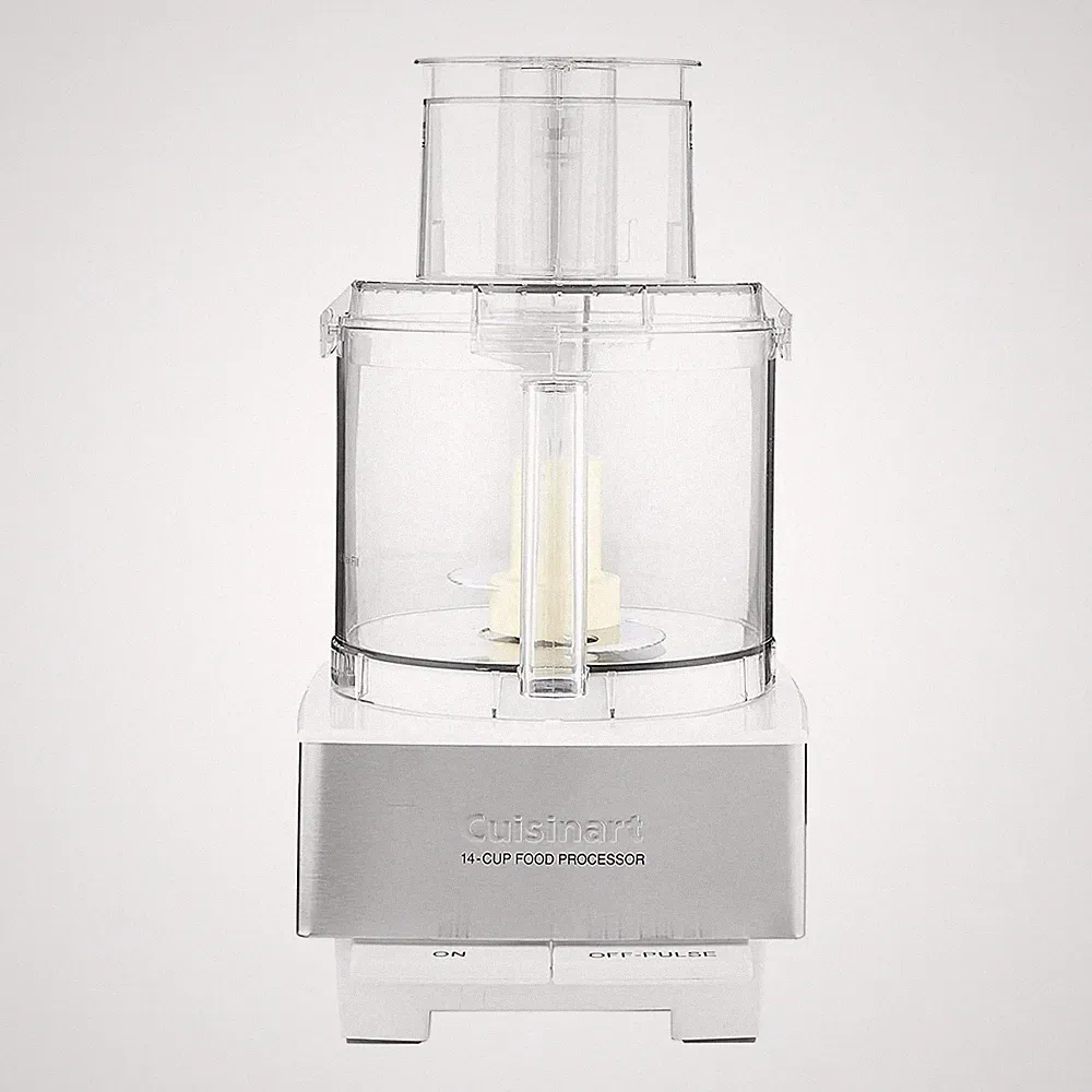 Cuisinart Food Processor 14 Cup Vegetable Chopper White Stainless Steel