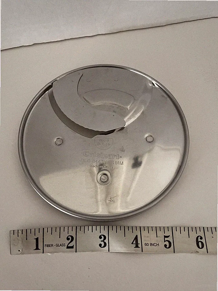 Cuisinart Food Processor 4MM DLC-844TX REPLACEMENT SLICING DISC ONLY DLC 8, 10