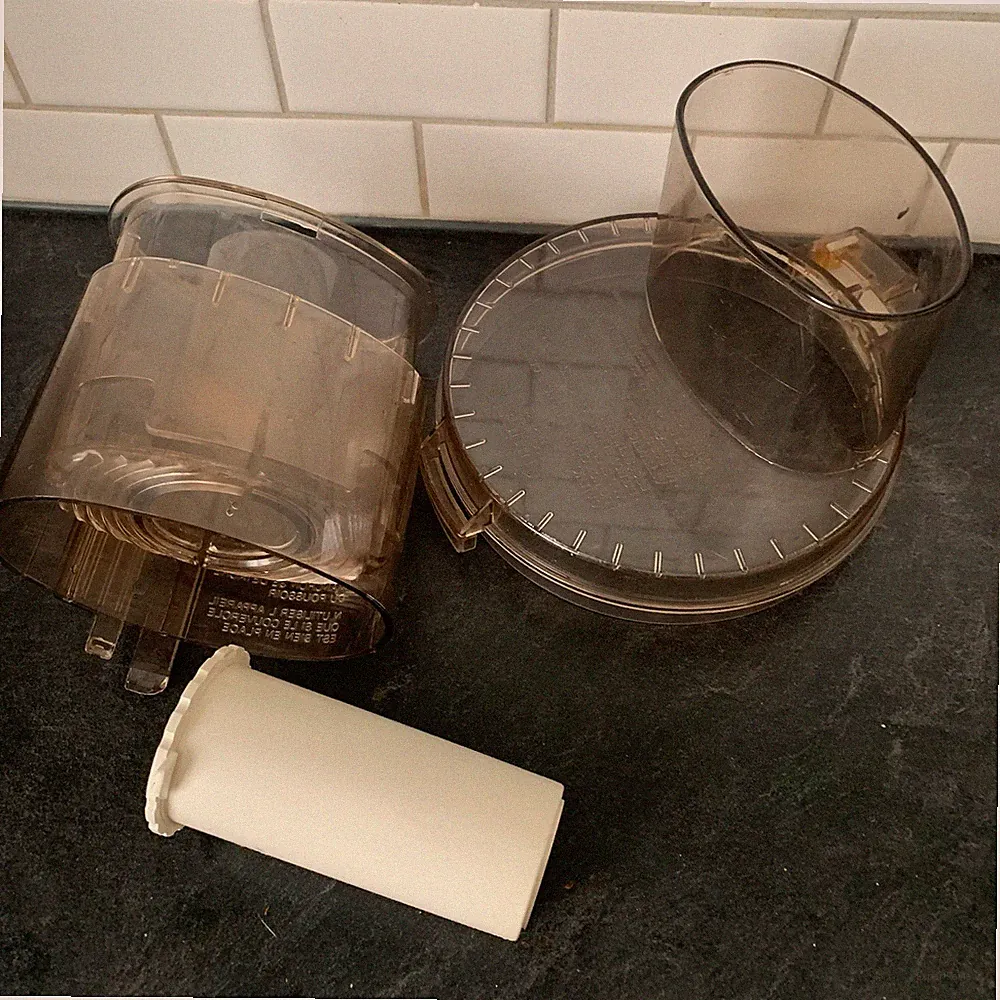 Cuisinart Food Processor Amber Lid & Chute Pusher DLC-10 Replacement Part