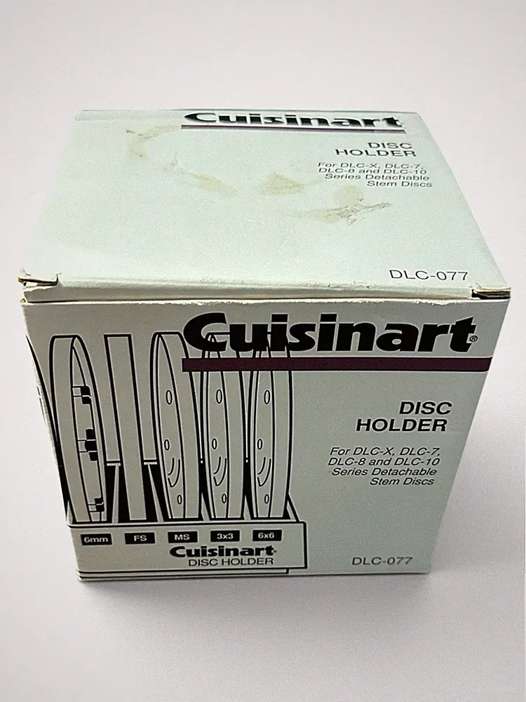 Cuisinart Food Processor Disc Holder DLC-077 with 7 Disc Blades