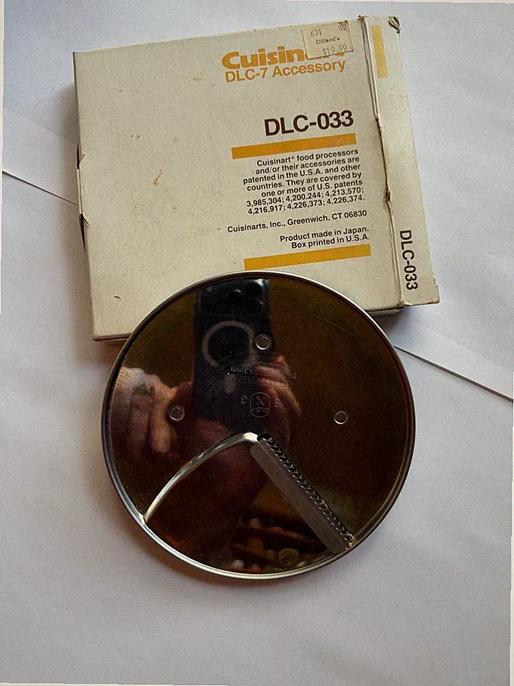 Cuisinart Food Processor DLC-033 3x3mm Julienne Cutting Disc Blade (ONE)