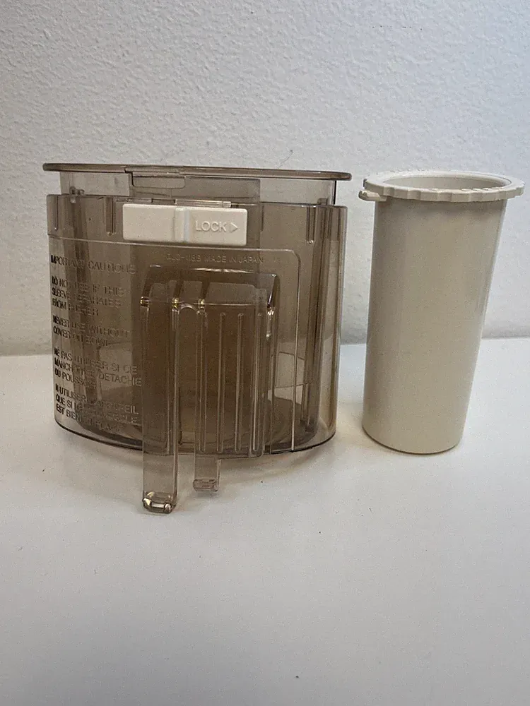 Cuisinart Food Processor DLC-10 Replacement Chute Sleeve DLC-118B & Pusher