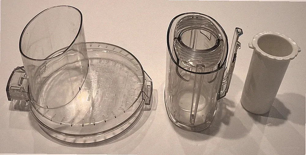Cuisinart Food Processor DLC-10 Replacement Parts: Clear Lid Chute/Sleeve Pusher