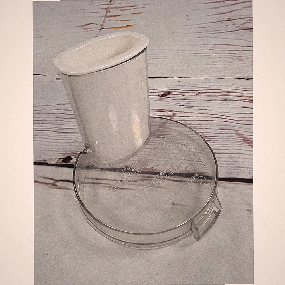 Cuisinart Food Processor DLC-5 Replacement Lid Cover DLC-104TX Pusher DLC-106TX