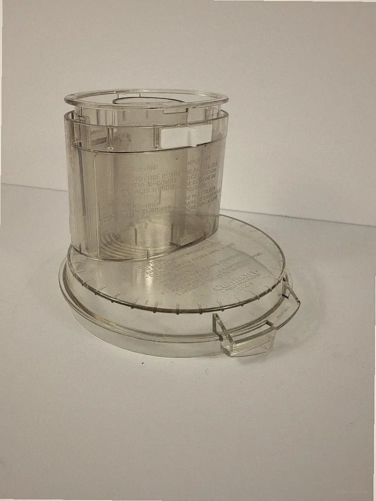 Cuisinart Food Processor DLC-8 Lid Chute NO Pusher Parts Ships Free