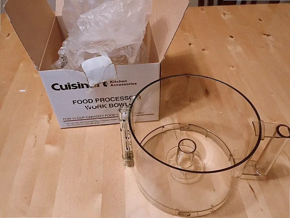Cuisinart Food Processor DLC- 865AGTX Replacement Work Bowl 11 CUP Capacity