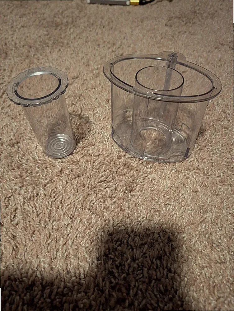 Cuisinart Food Processor Pusher Set Large Small Replacement Parts DLC-2014-PT1