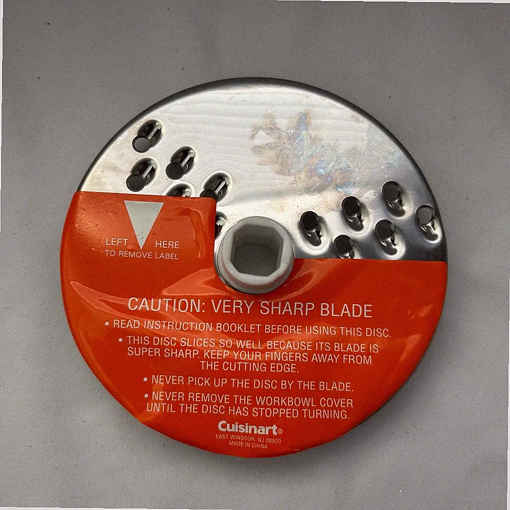 Cuisinart Food Processor Slicing/Shredding Disc Blade