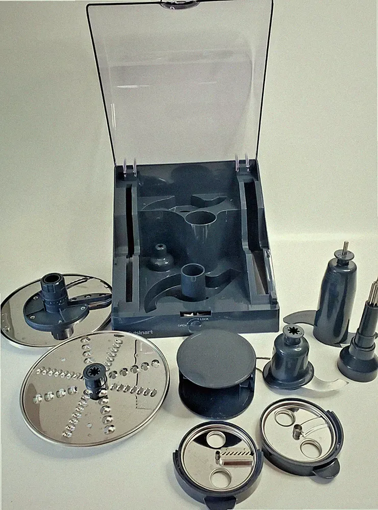 Cuisinart FP-11/13SC 13-Cup Food Processor Attachments w/Case OEM Parts