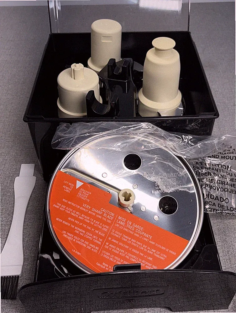 Cuisinart FP-16ASD/16 Elite Food Processor Blade Disc Kit & Storage Case