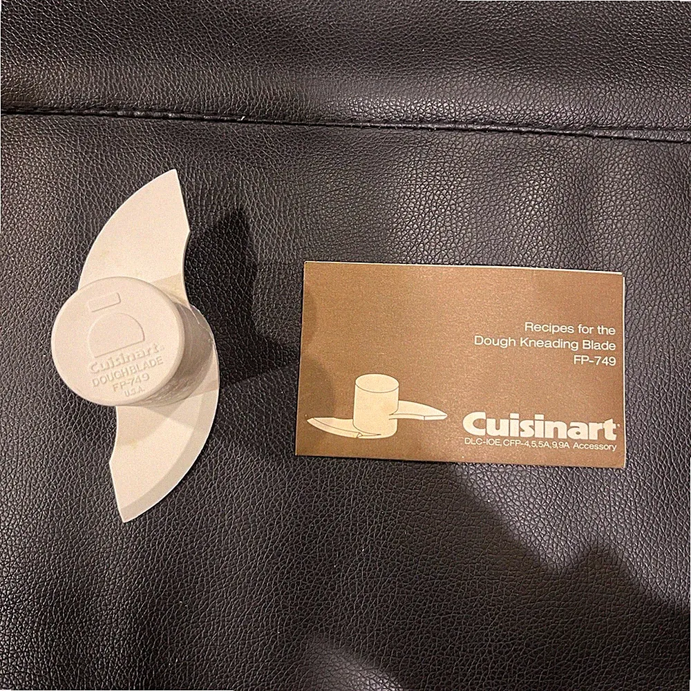 Cuisinart FP-749 Dough Kneading Blade Food Processor Accessory White