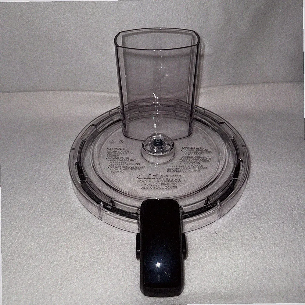 Cuisinart FP-7BK 7 Cup Food Processor Black Work Bowl Cover Lid Replacement